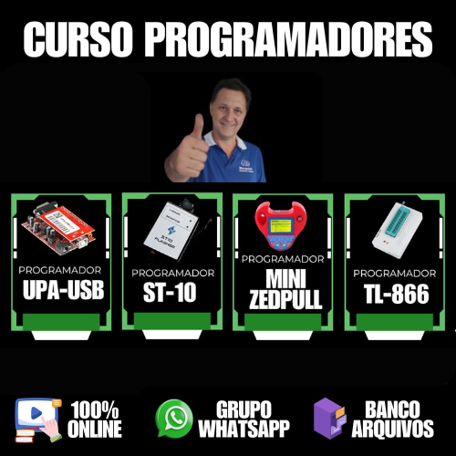 CURSO PROGRAMADORES - UPA - ZEDBULL - ST10 - TL866